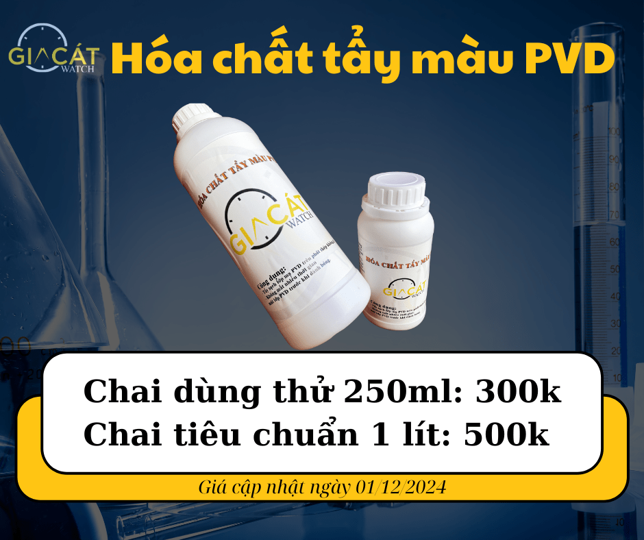 Giá hóa chất tẩy màu PVD - Giá dung dịch tẩy màu PVD