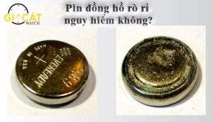 Pin đồng hồ rò rỉ
