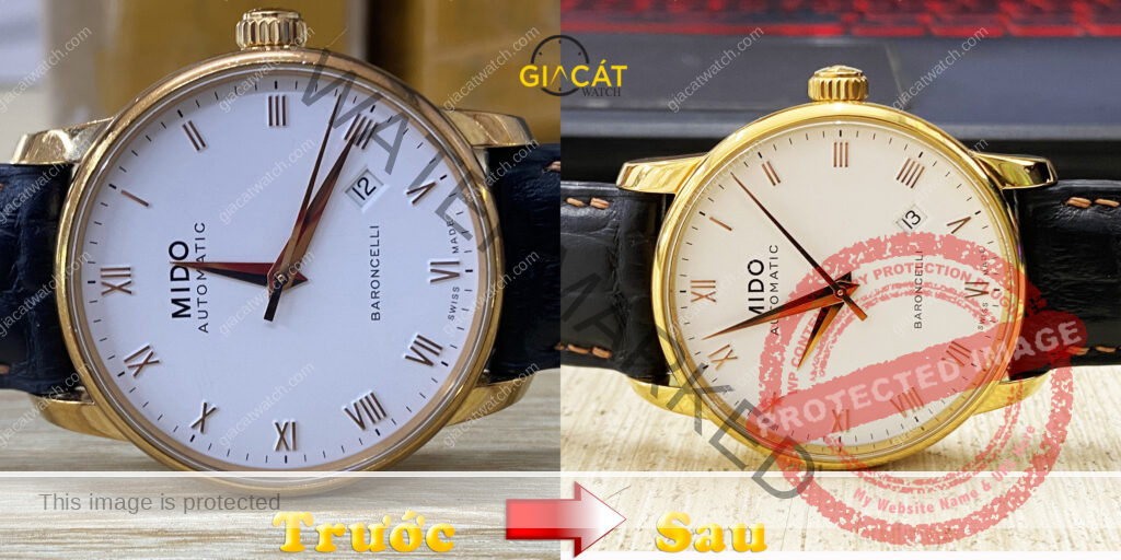 Mạ vàng đồng hồ Mido Thụy Sĩ - Mạ vàng đồng hồ cho khách hàng ở Vinh Nghệ An