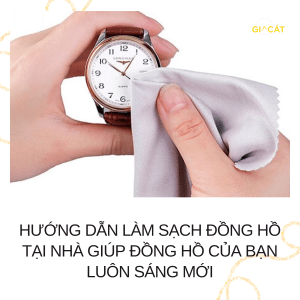 làm sạch đồng hồ