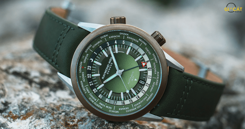 Cách sử dụng World Time Dial trong đồng hồ