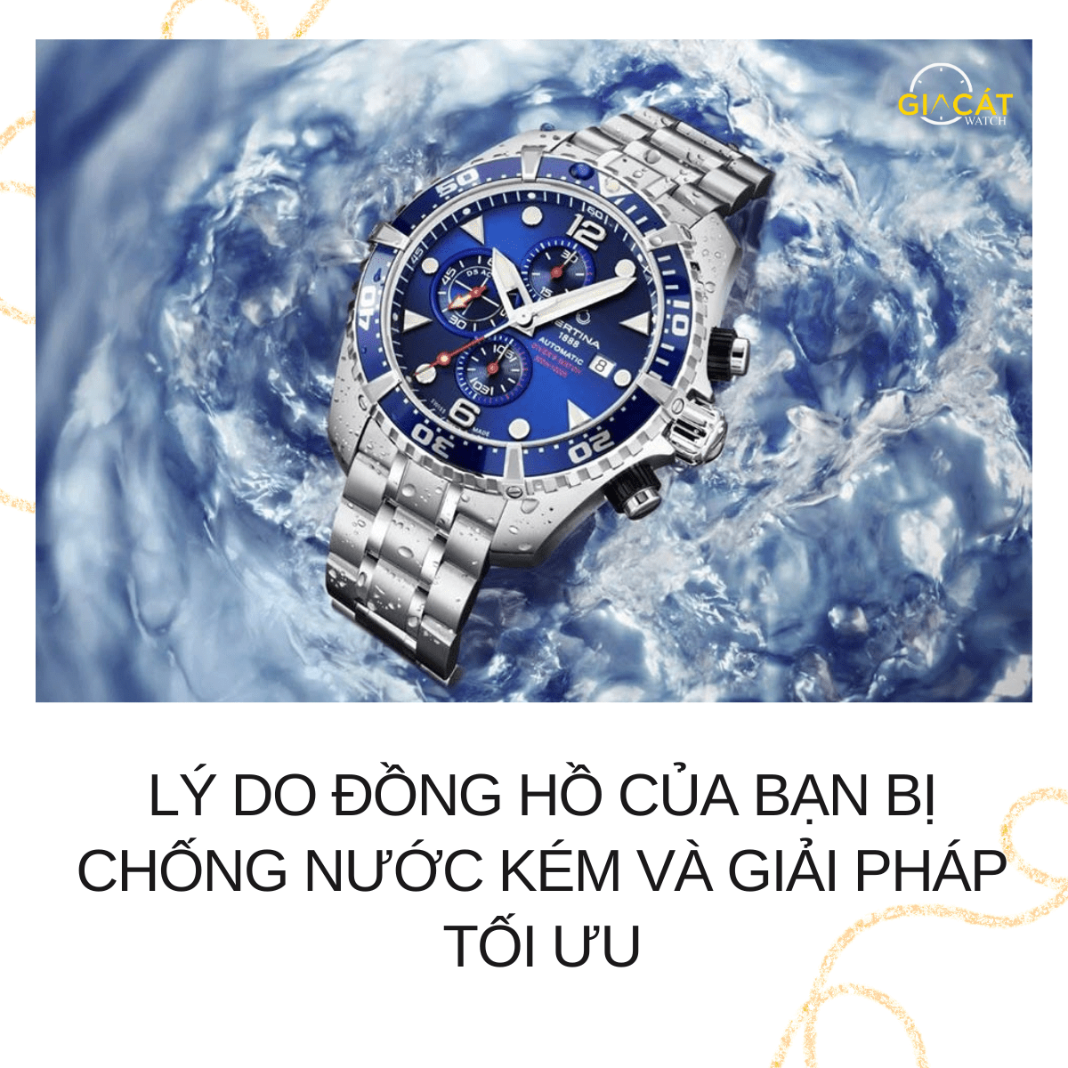 Đồng hồ bị chống nước kém