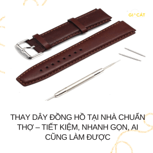 thay dây đồng hồ tại nhà