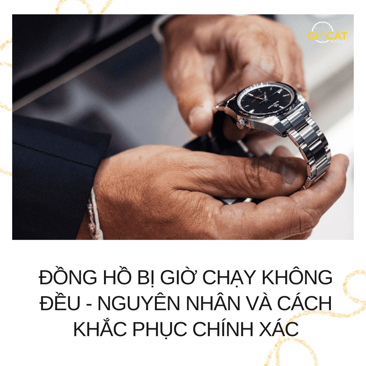 Đồng hồ bị giờ chạy không đều