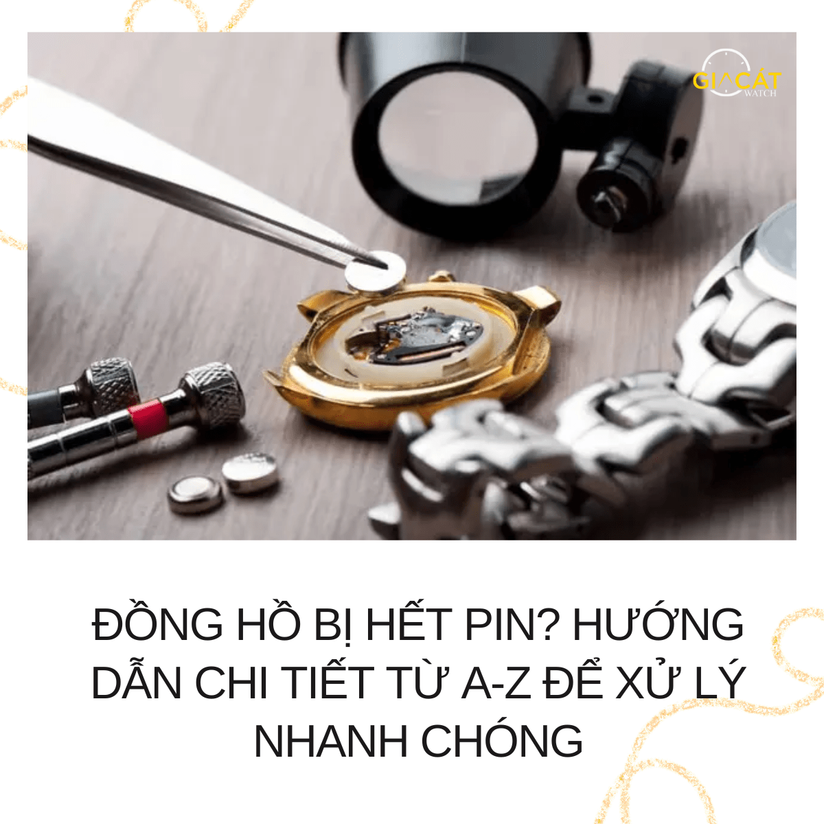 Đồng hồ bị hết pin