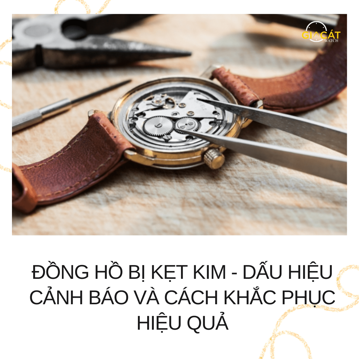 Đồng hồ bị kẹt kim