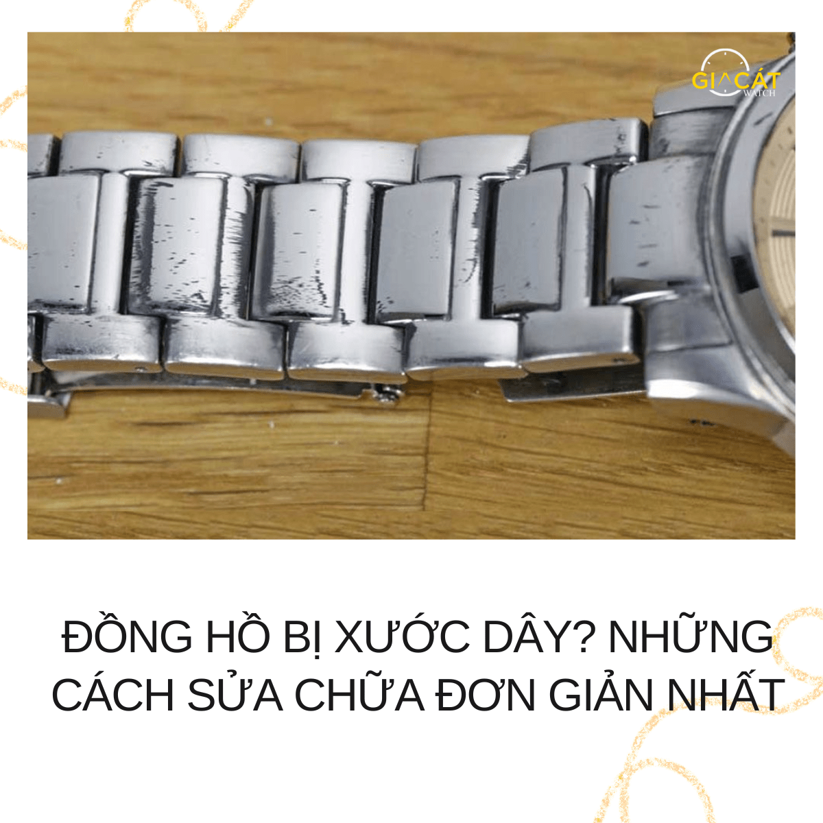 Đồng hồ bị xước dây
