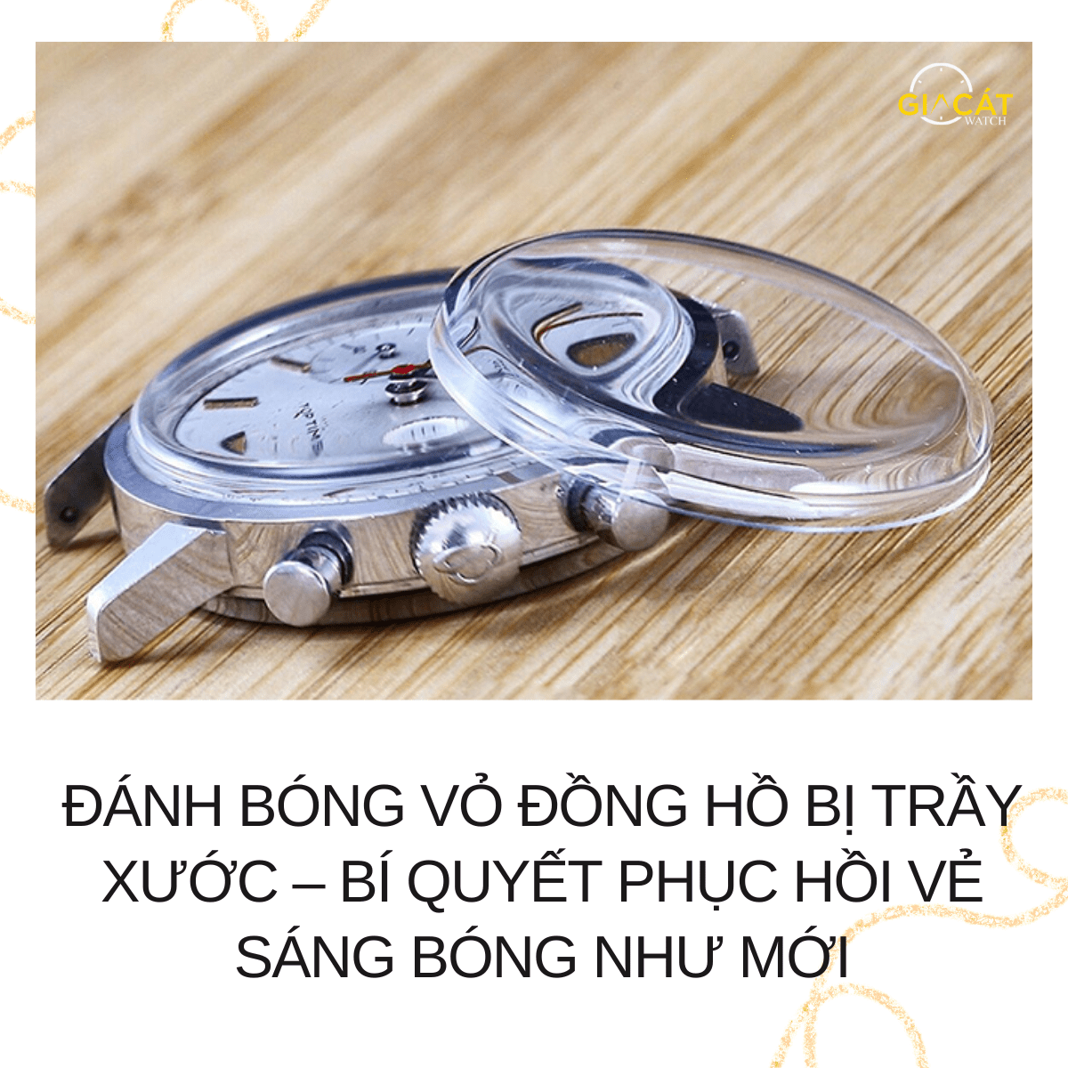 Đánh bóng vỏ đồng hồ