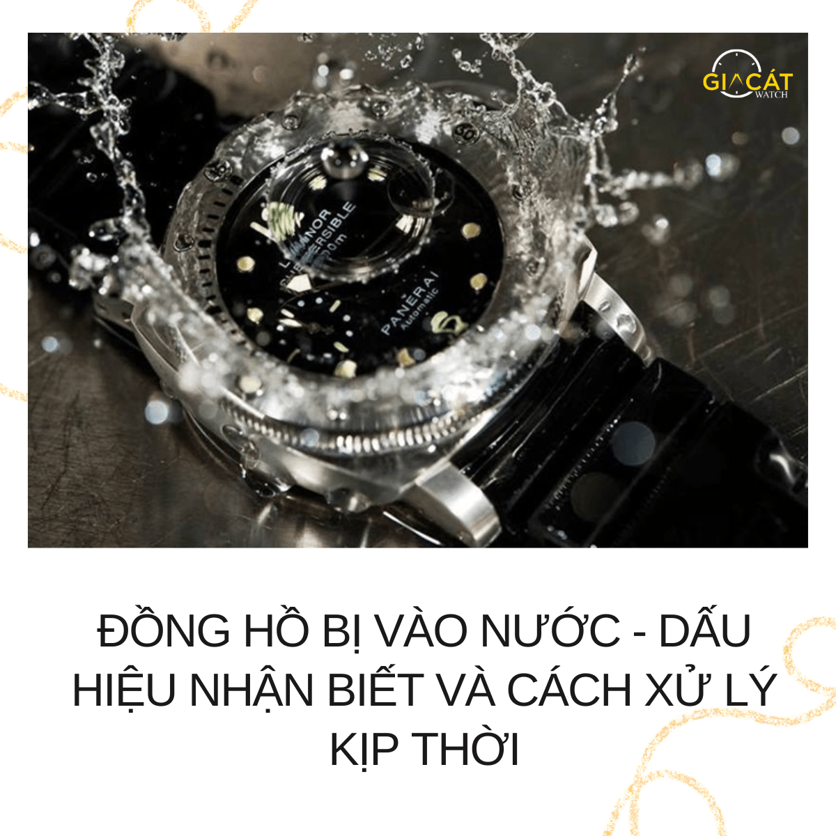 Đồng hồ bị vào nước