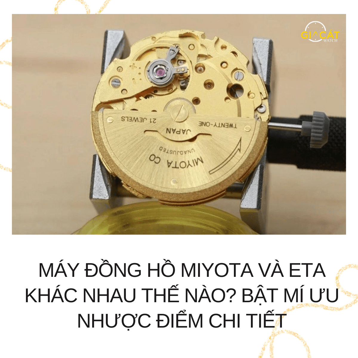 máy đồng hồ Miyota và ETA