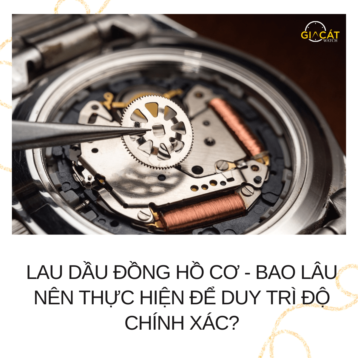 lau dầu đồng hồ cơ