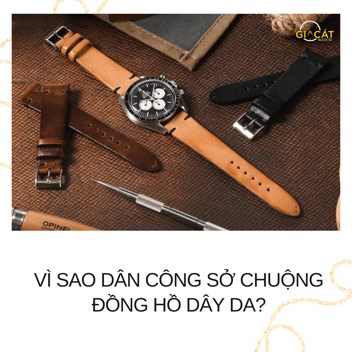 Đồng hồ dây da