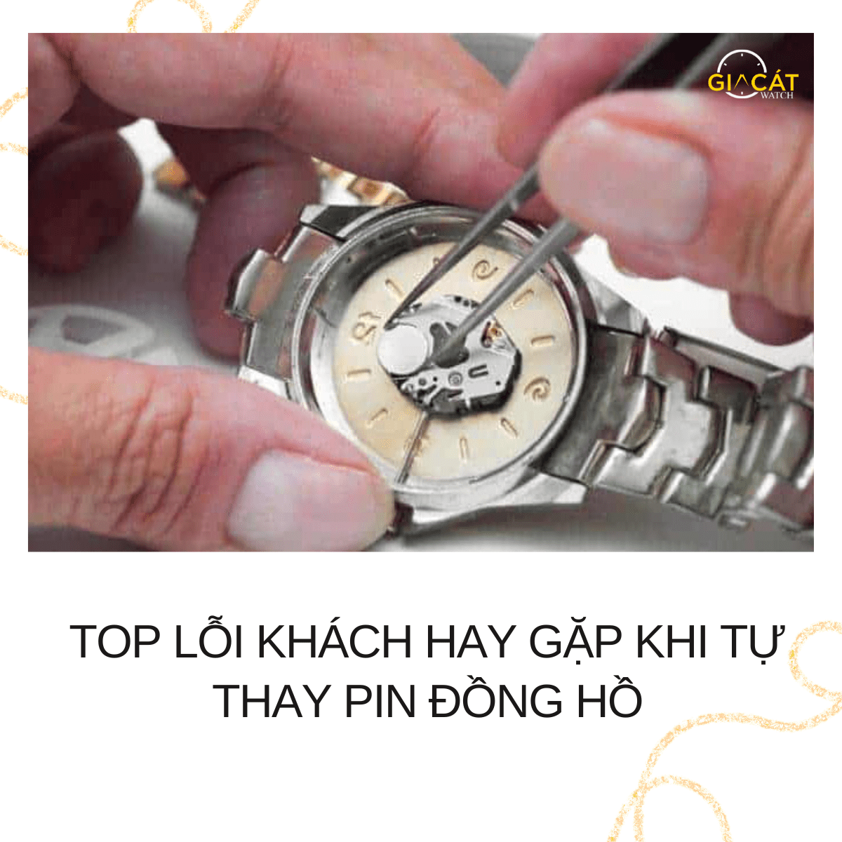 Tự thay pin đồng hồ