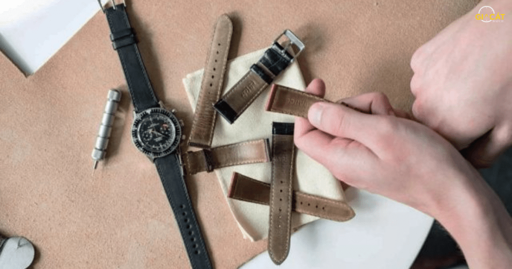 Nguyên nhân khiến dây da đồng hồ bị mốc