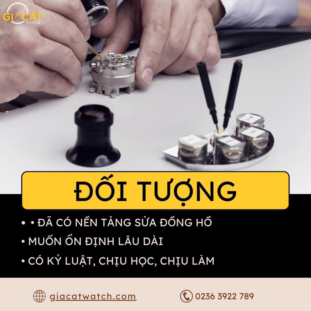 Đối tượng thợ sửa đồng hồ Gia Cát Watch