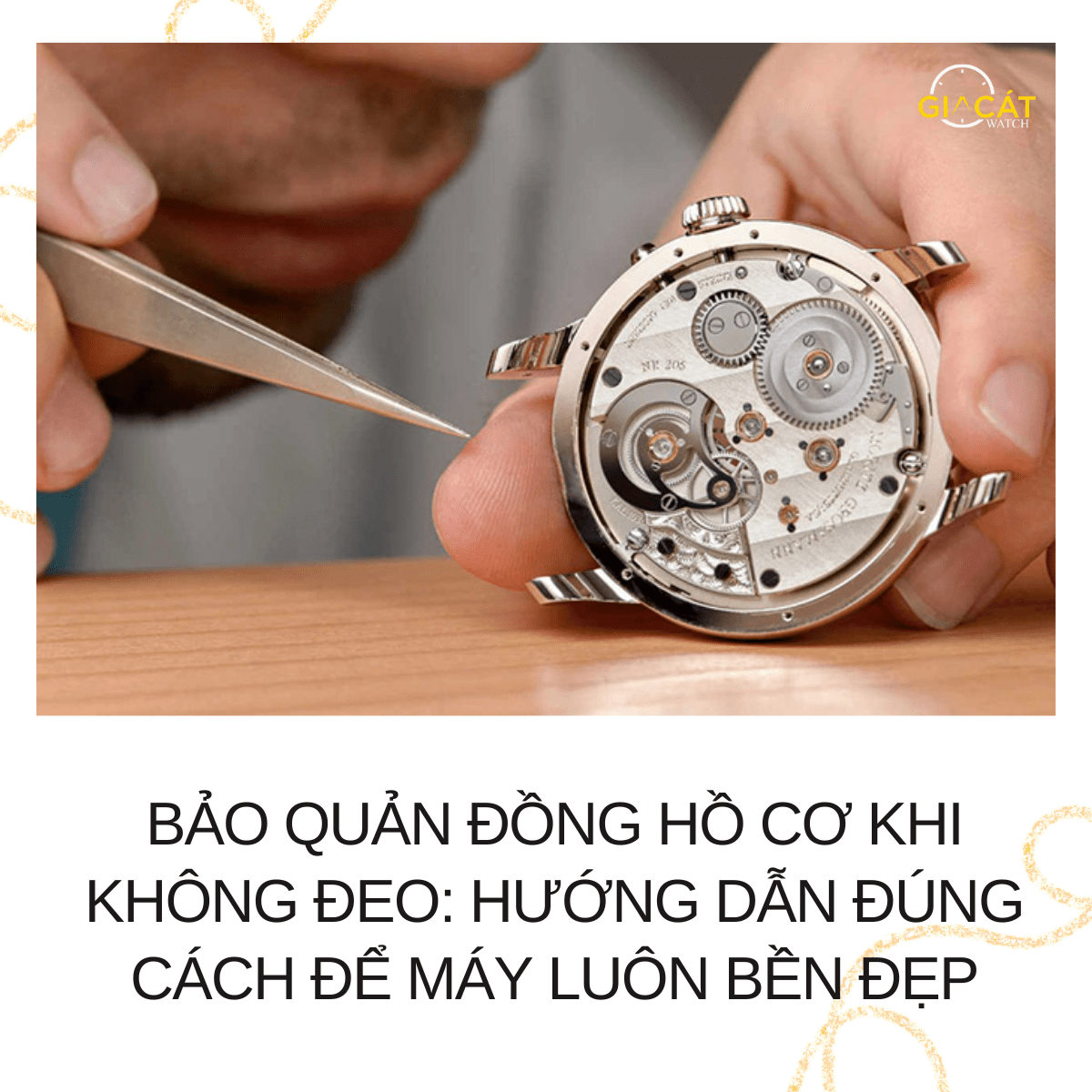 Bảo quản đồng hồ cơ