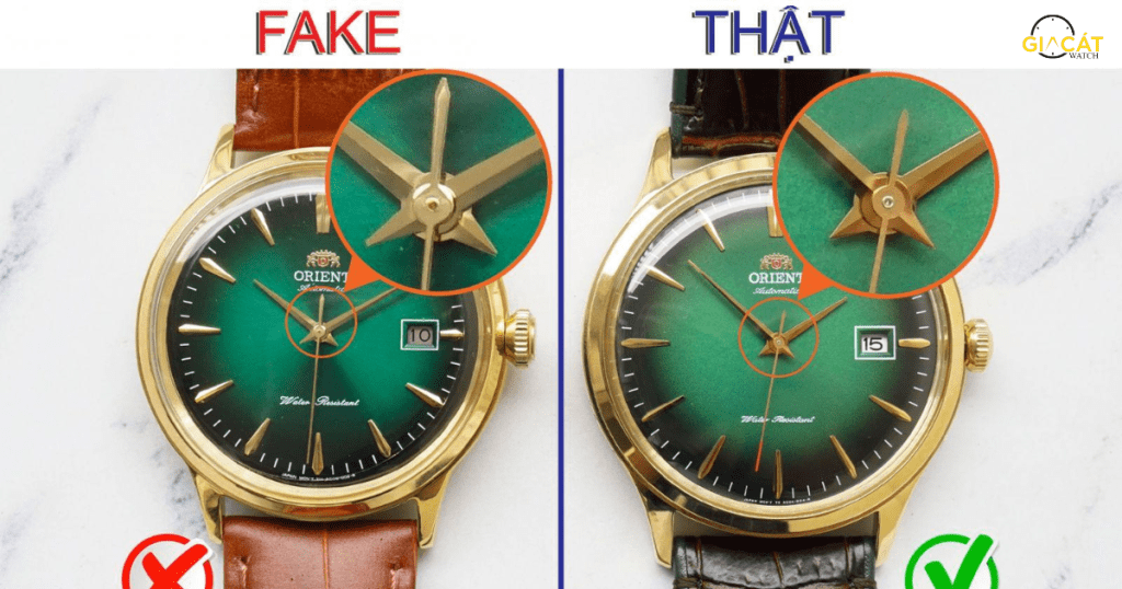 Dấu hiệu nhận biết Orient chính hãng từ tổng thể đến chi tiết