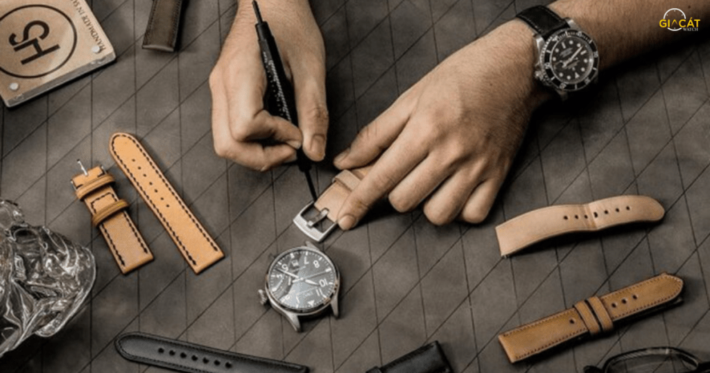 Dây da handmade đem lại giá trị gì cho đồng hồ Thụy Sĩ?