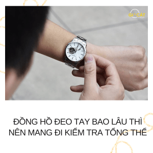 Đồng hồ đeo tay bao lâu thì nên mang kiểm tra tổng thể