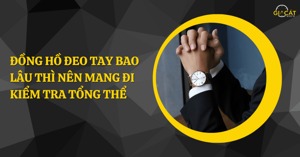 Đồng hồ đeo tay bao lâu thì nên mang kiểm tra tổng thể