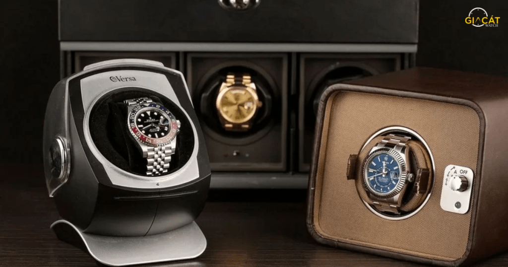 Lợi ích khi để đồng hồ trong hộp xoay