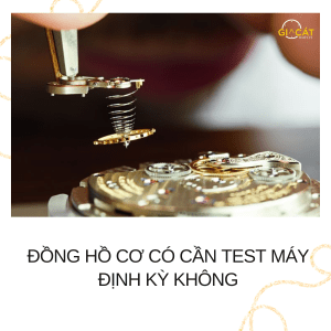 Đồng hồ cơ có cần test máy định kỳ không