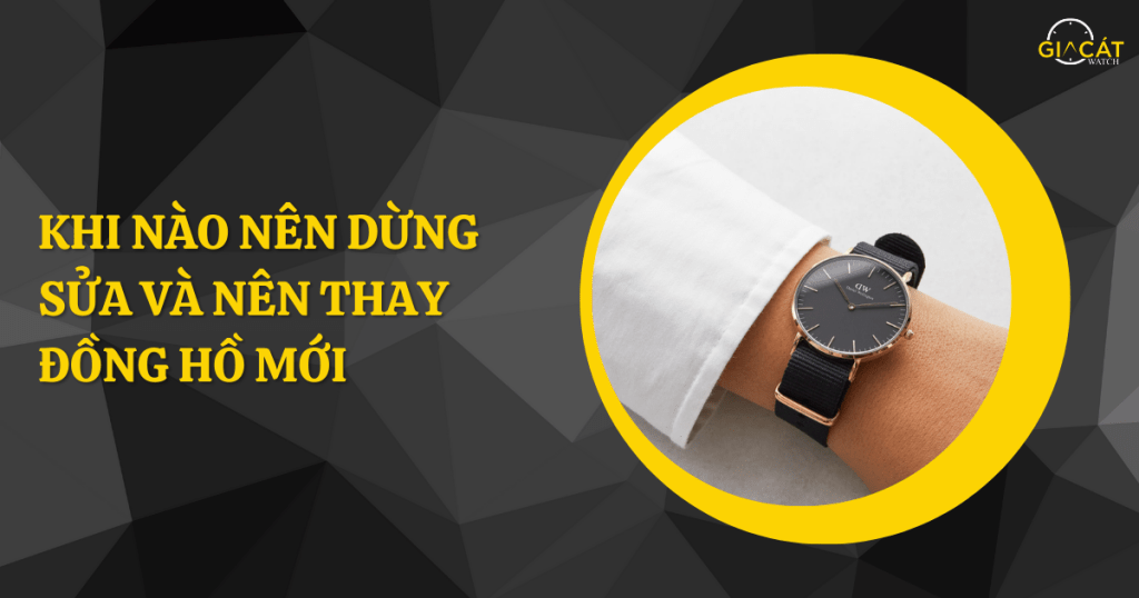 Thay đồng hồ mới