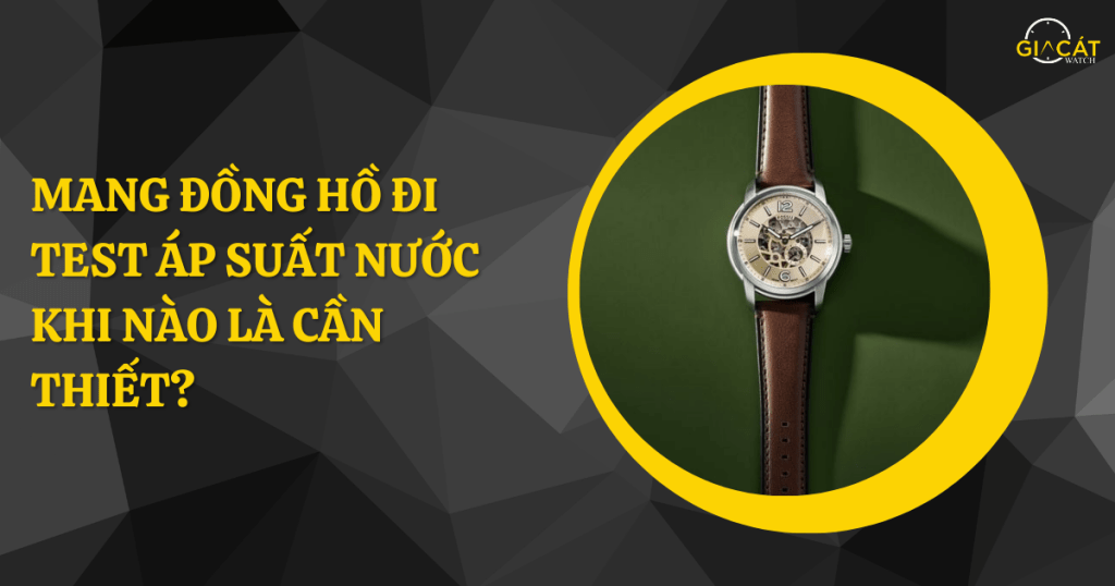 Mang đồng hồ đi test áp suất nước