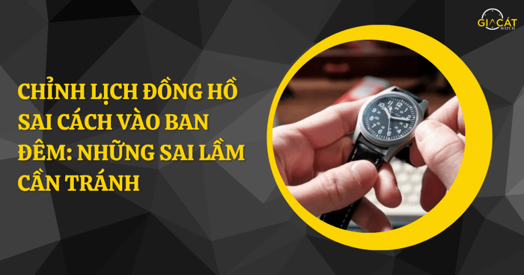 Chỉnh lịch đồng hồ