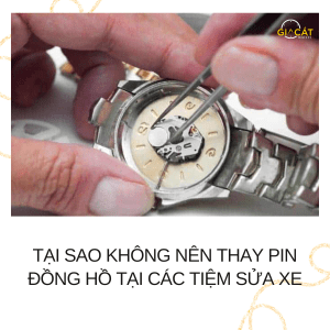 thay pin đồng hồ tại các tiệm sửa xe