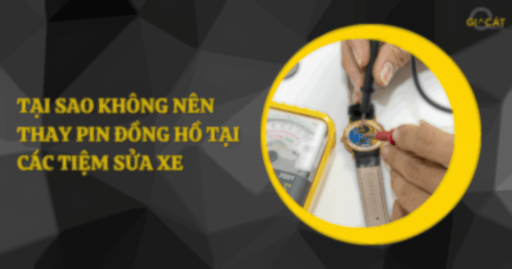 thay pin đồng hồ tại các tiệm sửa xe