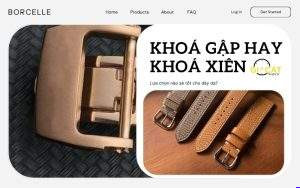 khóa gập hay khóa xiên; thay dây đồng hồ; khoá đồng hồ;