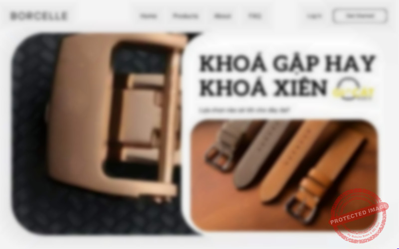 khóa gập hay khóa xiên; thay dây đồng hồ; khoá đồng hồ;