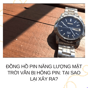 đồng hồ pin năng lượng mặt trời
