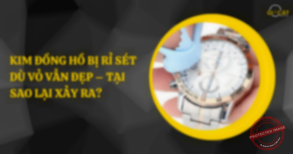 Kim đồng hồ bị rỉ sét dù vỏ vẫn đẹp